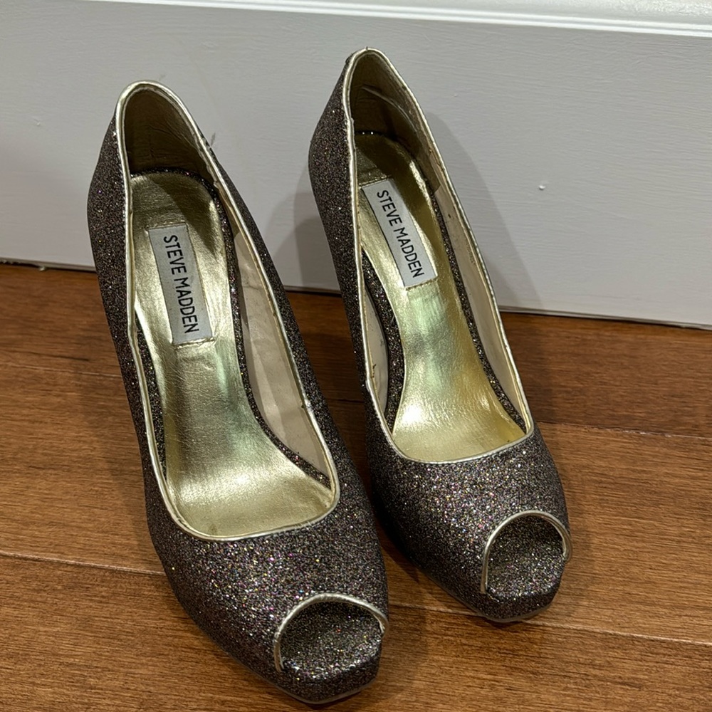 Steve Madden Glitter heels